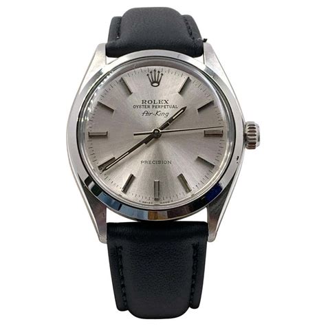 rolex air king leather strap|rolex air king watch.